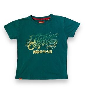 Superdry Goods Distressed Workwear Scripted Graphic Fitted Women’s Tee